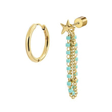 Carica l'immagine nel visualizzatore di Gallery, Orecchino da donna multindosso stella marina e miyuki Marlù 18OR094G-T