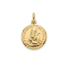 Carica l'immagine nel visualizzatore di Gallery, Medaglia in oro giallo 9Kt S.FRANCESCO da Paola 9K/73048