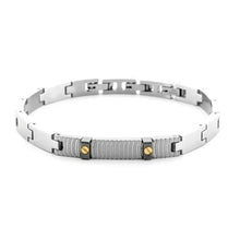Cargar imagen en el visor de la galería, Bracciale da Uomo in acciaio 4US Cesare Paciotti 4UBR6951