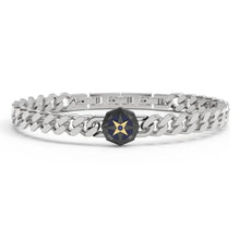 Load image into Gallery viewer, Bracciale da Uomo in acciaio 4US Cesare Paciotti Steel & Gold 4UBR7665