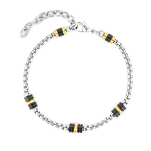 Carica l'immagine nel visualizzatore di Gallery, Bracciale Da Uomo In Acciaio 4US Cesare Paciotti Barilotti 4UBR8054