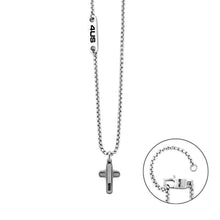 Carica l'immagine nel visualizzatore di Gallery, Collana da Uomo in Acciaio Catena Croce 4US Cesare Paciotti 4UCL8066