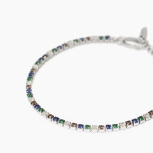 Carica l'immagine nel visualizzatore di Gallery, Bracciale tennis da uomo multicolor MINI TENNIS Mabina 533859