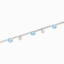 Carica l'immagine nel visualizzatore di Gallery, Bracciale da donna con elementi in glass azzurro BEAUTY CODE Mabina 533893