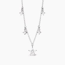 Cargar imagen en el visor de la galería, Collana da donna in argento con ciondolo fiore Incantesimo Mabina 553747