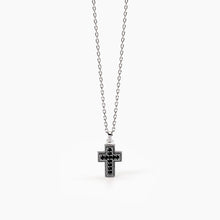 Cargar imagen en el visor de la galería, Collana da uomo con croce Mystical Mabina 553754