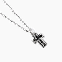 Cargar imagen en el visor de la galería, Collana da uomo con croce Mystical Mabina 553754