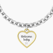 Carica l'immagine nel visualizzatore di Gallery, Bracciale da donna in acciaio con catena rolò "comfort fit" Kidult 732009