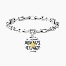 Carica l'immagine nel visualizzatore di Gallery, Bracciale da donna in acciaio con catena "comfort fit" Kidult 732013