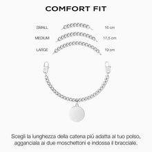 Carica l'immagine nel visualizzatore di Gallery, Bracciale da donna in acciaio con catena "comfort fit" Kidult 732013