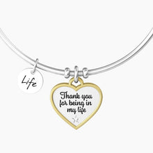 Carica l'immagine nel visualizzatore di Gallery, Bracciale rigido da donna  con ciondolo a cuore Kidult 732081