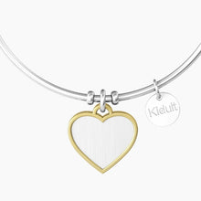 Carica l'immagine nel visualizzatore di Gallery, Bracciale rigido da donna  con ciondolo a cuore Kidult 732081