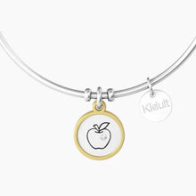 Carica l'immagine nel visualizzatore di Gallery, Bracciale rigido da donna maestra con ciondolo Best Teacher Kidult 732135