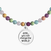 Carica l'immagine nel visualizzatore di Gallery, Bracciale da donna con pietre multicolor e ciondolo stella Kidult 732163
