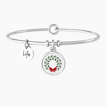 Cargar imagen en el visor de la galería, Pulsera rígida de graduación para mujer con colgante redondo Kidult 732165