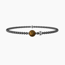 Load image into Gallery viewer, Elastic Men's Bracelet With Tiger Eye Kidult 732247