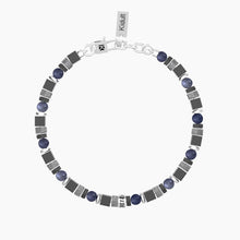 Carica l'immagine nel visualizzatore di Gallery, Bracciale da uomo in acciaio con pietre multicolor Kidult 732376