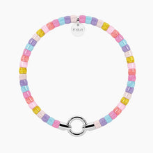 Cargar imagen en el visor de la galería, Bracciale da donna in acciaio con pietre naturali UNIVERSITÀ Kidult 732411