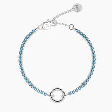 Carica l'immagine nel visualizzatore di Gallery, Bracciale da donna in acciaio con cristallo DUETTO Kidult 732416