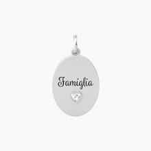 Carica l'immagine nel visualizzatore di Gallery, Ciondolo tondo con frase famiglia Family Kidult 741031