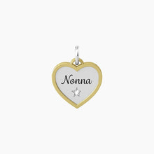 Cargar imagen en el visor de la galería, Colgante corazón con escritura de abuela y cristal Family Kidult 741068