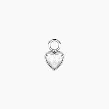 Carica l'immagine nel visualizzatore di Gallery, Ciondolo in acciaio a cuore per orecchini Kidult 741258