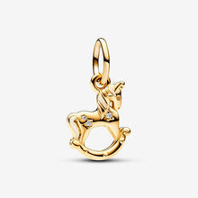 Cargar imagen en el visor de la galería, Charm Pendente Unicorno a Dondolo