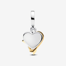 Load image into Gallery viewer, Charm Pendente Cuore con Freccia da incidere