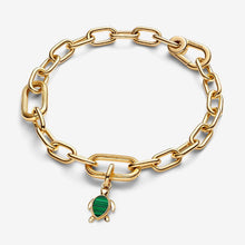 Carica l'immagine nel visualizzatore di Gallery, Charm Mini Pendente Tartaruga Verde Pandora ME