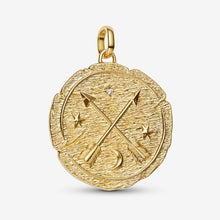 Load image into Gallery viewer, Charm Medallion Grande Frecce "Ad Meliora"