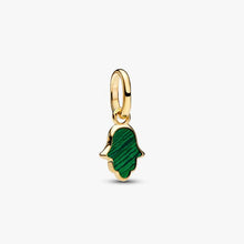 Load image into Gallery viewer, Charm Mini Pendente Mano di Fatima Verde Pandora ME