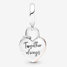 Load image into Gallery viewer, Charm Pendente Lucchetto "Together Always"