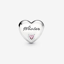Load image into Gallery viewer, Charm a cuore Sorella