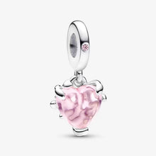 Cargar imagen en el visor de la galería, Charm Pendente Albero della Famiglia Rosa