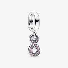 Carica l'immagine nel visualizzatore di Gallery, Charm Pendente Infinito Rosa