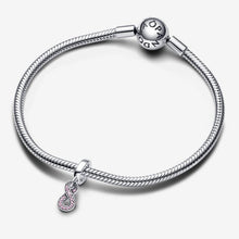Carica l'immagine nel visualizzatore di Gallery, Charm Pendente Infinito Rosa