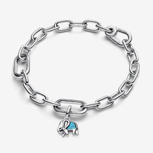 Cargar imagen en el visor de la galería, Charm Mini Pendente Elefante Turchese Pandora ME
