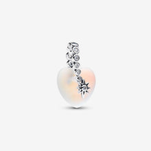 Cargar imagen en el visor de la galería, Charm Pendente Cuore e Stella Cadente