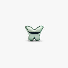 Cargar imagen en el visor de la galería, Mini Charm Farfalla effetto metallico verde
