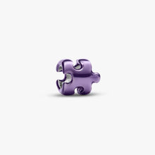 Load image into Gallery viewer, Mini Charm Puzzle effetto metallico viola