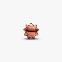 Cargar imagen en el visor de la galería, Mini Charm Sole effetto metallico arancione