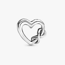 Load image into Gallery viewer, Charm a cuore Infinito Ti Amo Mamma