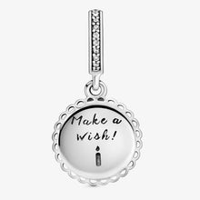Cargar imagen en el visor de la galería, Charm pendente Torta di compleanno rosa