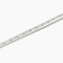 Carica l'immagine nel visualizzatore di Gallery, Bracciale da donna in acciaio con catene e perle conchiglia Style 32 Kidult 831064