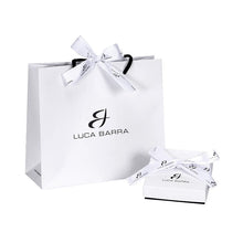 Cargar imagen en el visor de la galería, Collana da uomo in acciaio con croce Luca Barra CA457