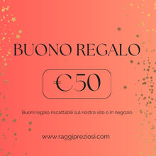 Carica l'immagine nel visualizzatore di Gallery, Buoni regalo Raggi Preziosi