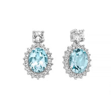 Carica l'immagine nel visualizzatore di Gallery, Orecchini da Donna in argento 925 Gemma del Cielo Miluna ERD2968