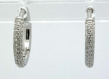 Carica l'immagine nel visualizzatore di Gallery, Cerchi in argento e pavè di zirconi dm 16mm Cod. 77024