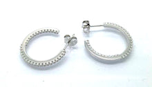 Carica l'immagine nel visualizzatore di Gallery, Cerchi in argento 925 e pavè di zirconi COD 77026