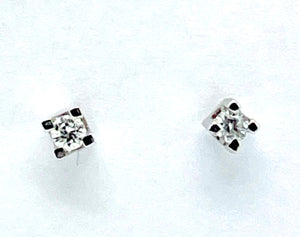 Orecchino in Oro Bianco e Diamanti Ct 0.04 Cod. 71025